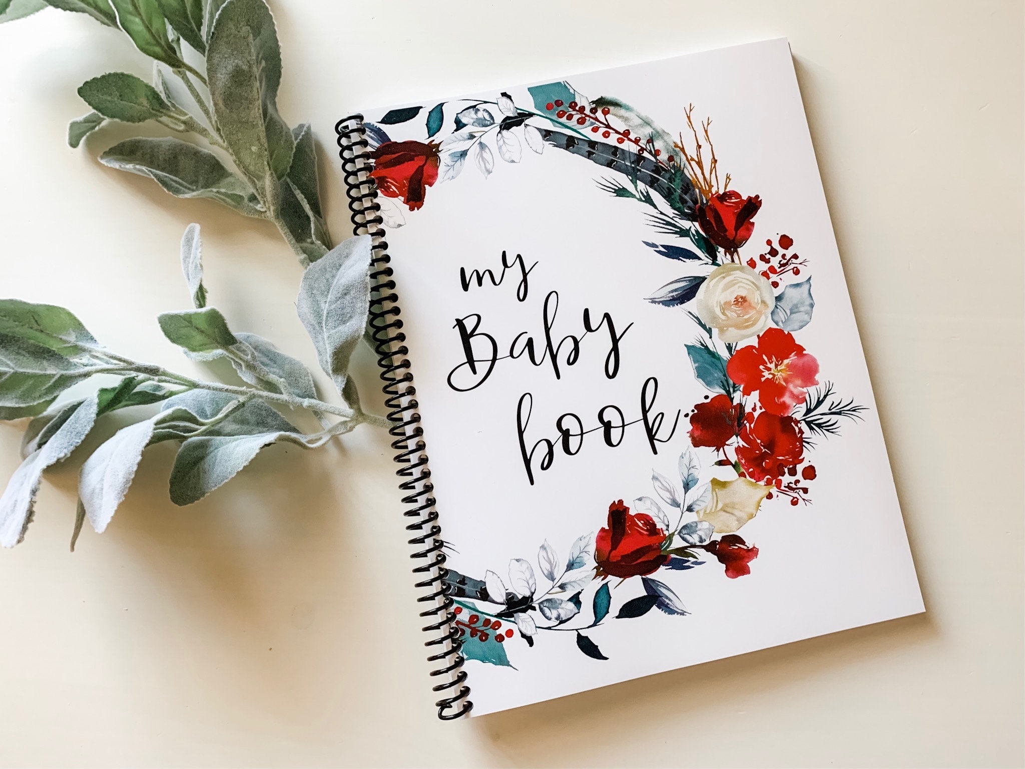 Baby Book personalized baby book new baby gift baby shower Etsy