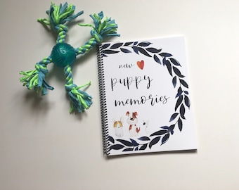 New Puppy- DOG OWNER memory book | dog journal, dog adoption, puppy memories book
