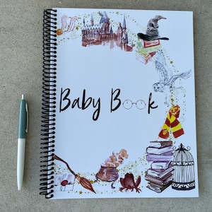 Baby Book | personalized baby book, HP baby, Wizard II baby book