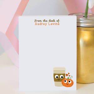Pumpkin Spice Notepad - Pumpkin Spice - Pumpkin Notepad - Fall Notepad - Fall Gift - Pumpkin Everything - Pumpkin Season