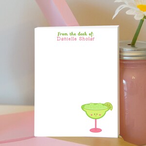 Bloc de notas Margarita - Bloc de notas de cóctel - Bloc de notas Happy Hour - Regalo Margarita - Bloc de notas personalizado