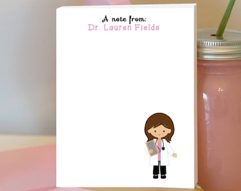 Doctor Notepad - Personalized Notepad - Nurse Notepad - Nurse Appreciation -  Doctor Gift - Nurse Gift - Stocking Stuffer - Holiday Gift