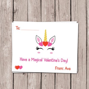 Unicorn Valentine&#39;s Day Cards - Valentine&#39;s Day - Unicorn Cards