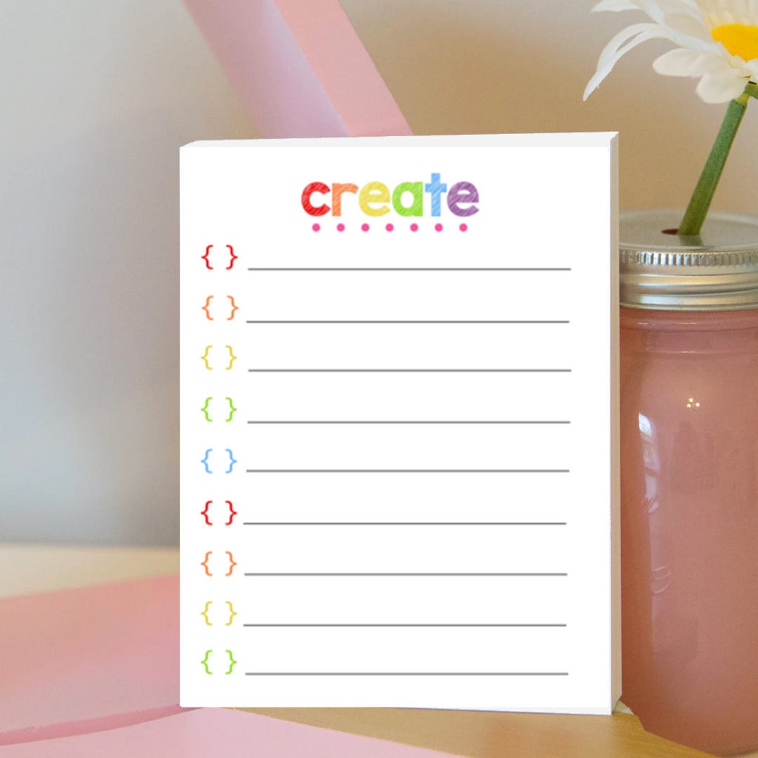 Create to Do List Etsy to Do List Etsy Seller Notepad Small Business