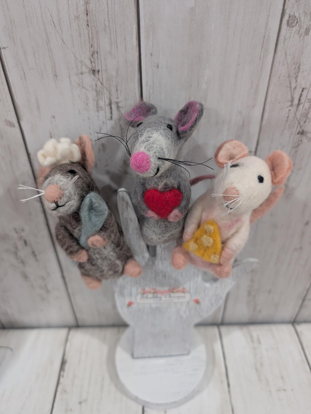 3 Little Mice Puppets Etsy