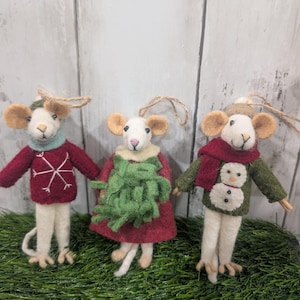 Christmas Mice Ornament