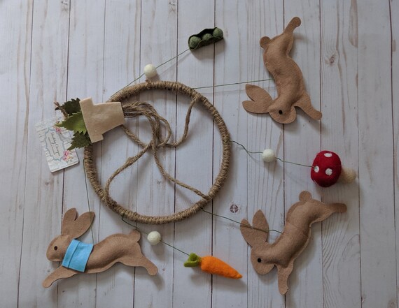 peter rabbit baby mobile