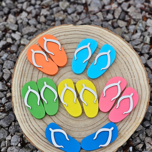 Summer Tiered Tray Decor, Mini Flip Flops, Flip Flop Decor, Summer Decor, Summer Tiered Tray