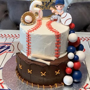 Baseball Cake Topper, Baseball Party, Baseball Birthday, Baseball Cake, Boys Cake Topper, Boys Birthday