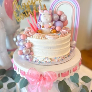Cake Topper, Rainbow Cake Topper, Birthday Cake Topper, Baby Shower Cake Topper