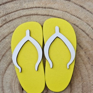 12PCS Summer Tiered Tray Decor Flip Flop Beach Wooden Signs For Kitchen