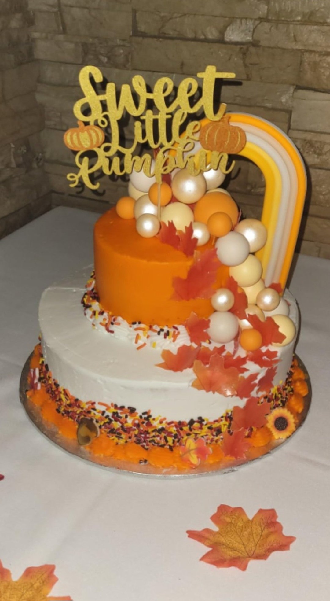 28 pezzi di decorazioni per torte arcobaleno fai da te, palline