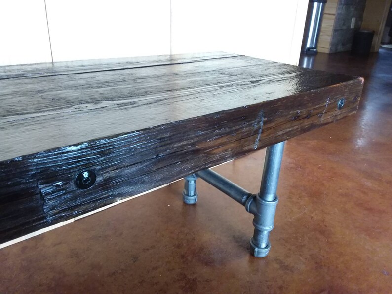 Short Legs... Metal Industrial Pipe End Table or Coffee Table Etsy