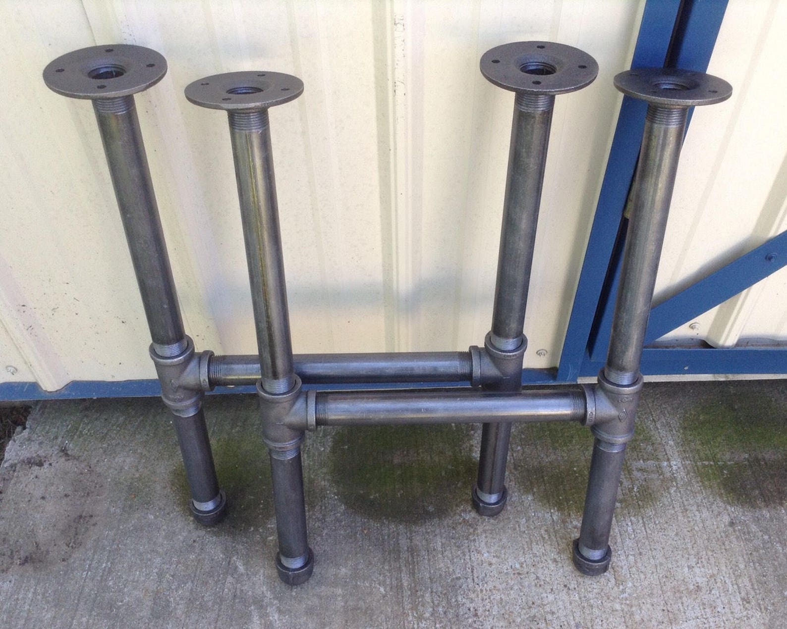 Metal Industrial Pipe End Table or Night Stand or Sink Base Etsy