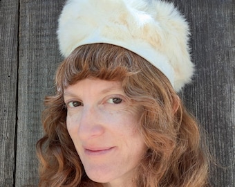 Blonde Mink Pillbox Hat - Etsy display picture 2
