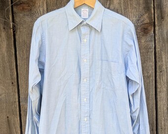 BROOKS BROTHERS｜USA製OX・BDシャツ （15 1/2-34） Vintage Brooks Brothers USA Made White Oxford Cloth Shirt OCBD 15