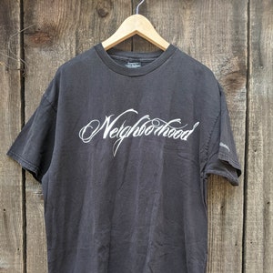 00s vintage Stussy Neighborhood Boneyards t shirt / black cotton white graphic skate tee / rocker skater grunge Y2K club kid / oversize XL