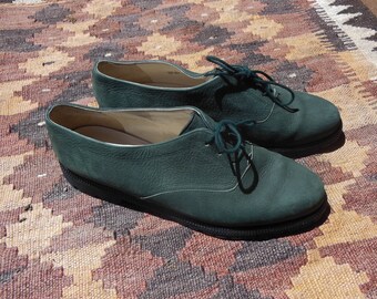 suede bally shoes 80's
