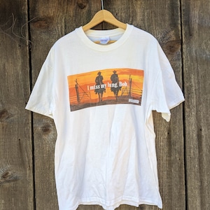 Vintage jaren 90 Marlboro Satire-T-shirt: I Miss My Lung Bob, anti-rokenadvertentie (L)