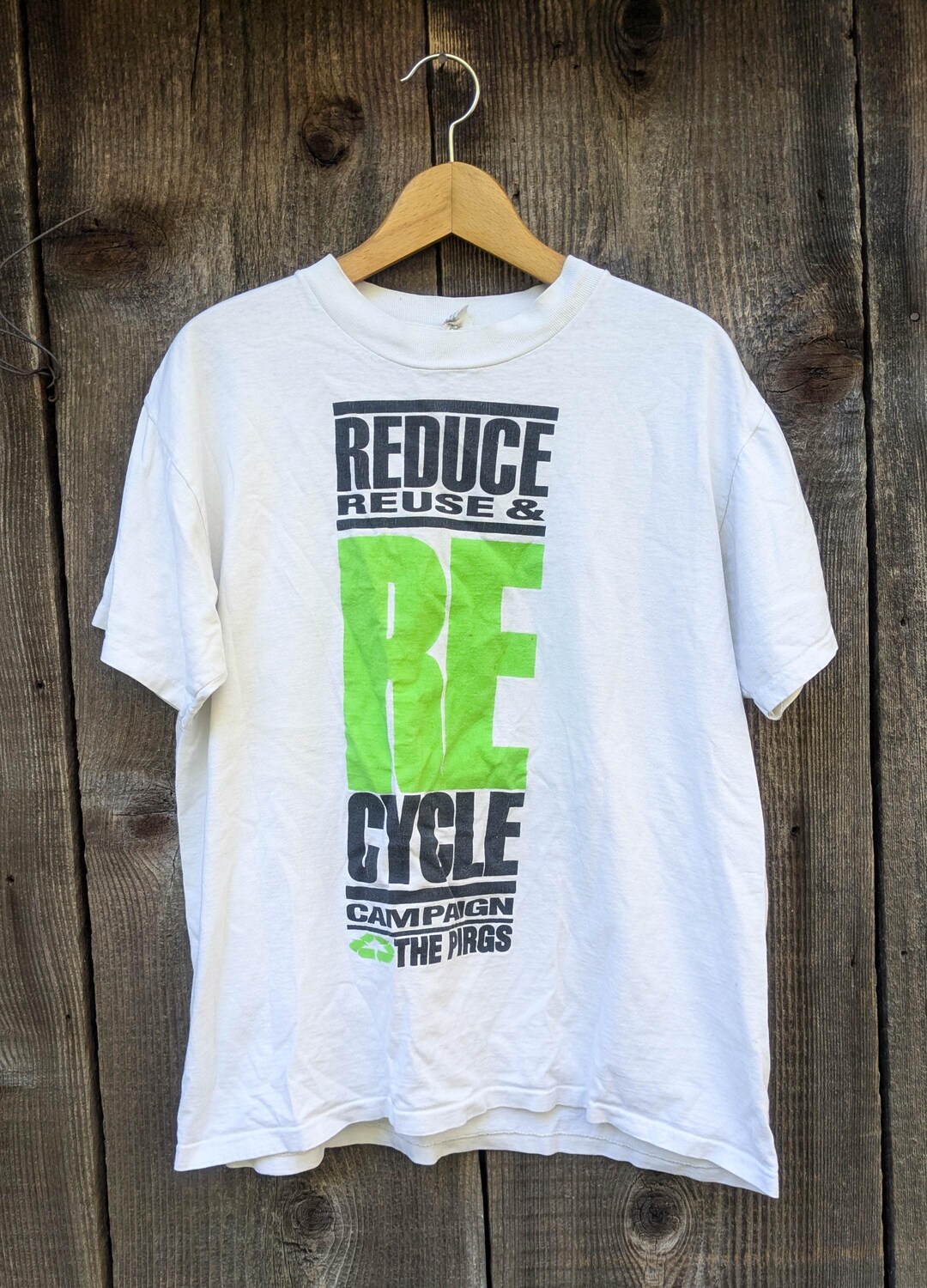90s Vintage Reduce Reuse Recycle T Shirt / Eco Hipster Y2K Earth First ...