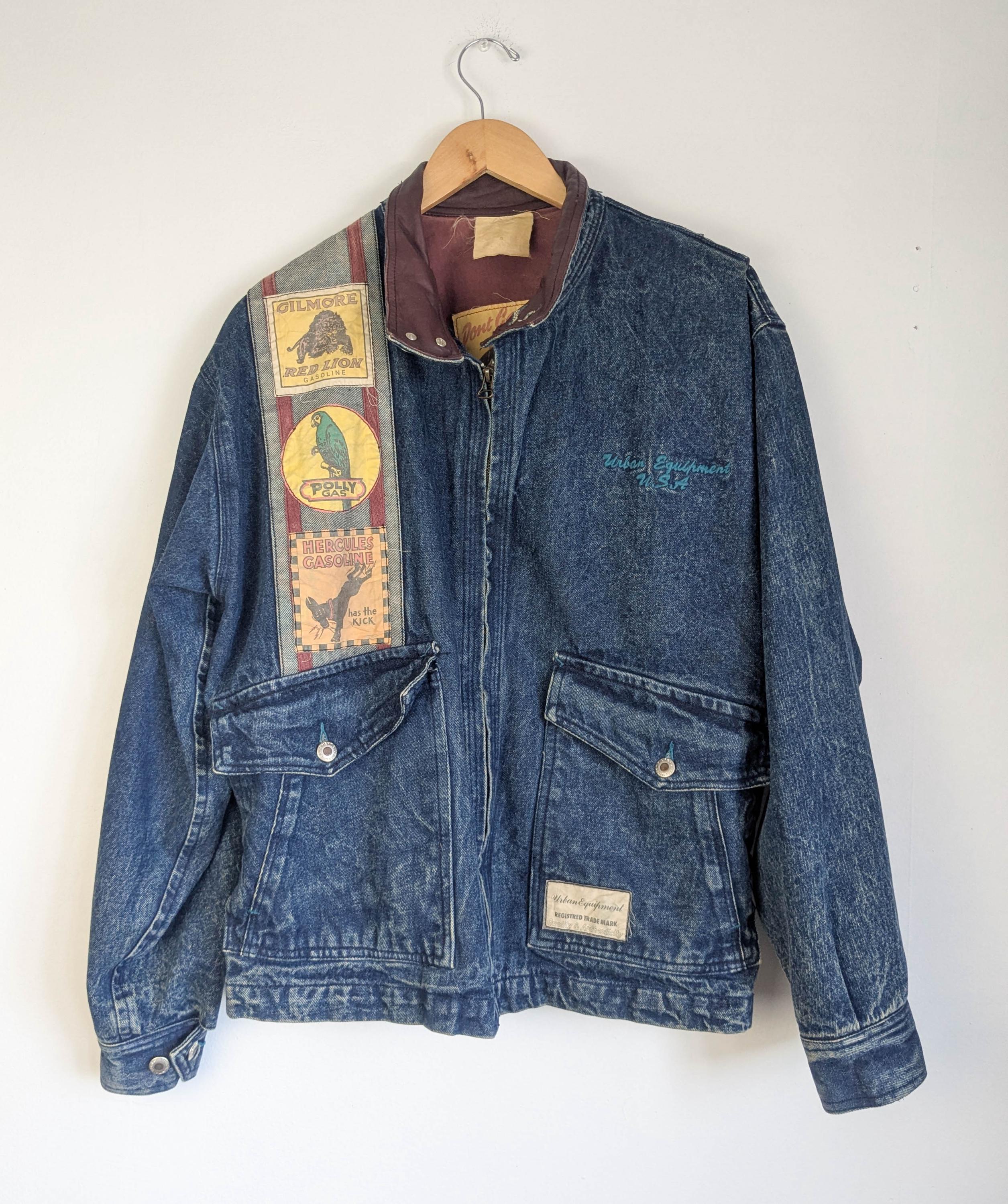 80s Patchwork Jacket - Etsy