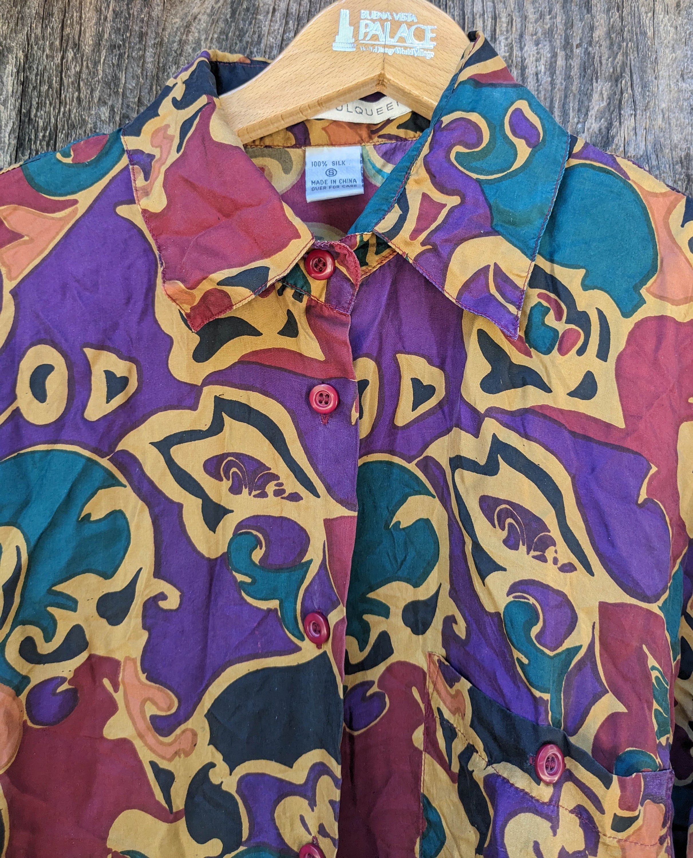 【KOSUKE 】 Bahama SILK shirts 90s Hawaiian Shirt: 90s -Tommy Bahama- Mens light sage green