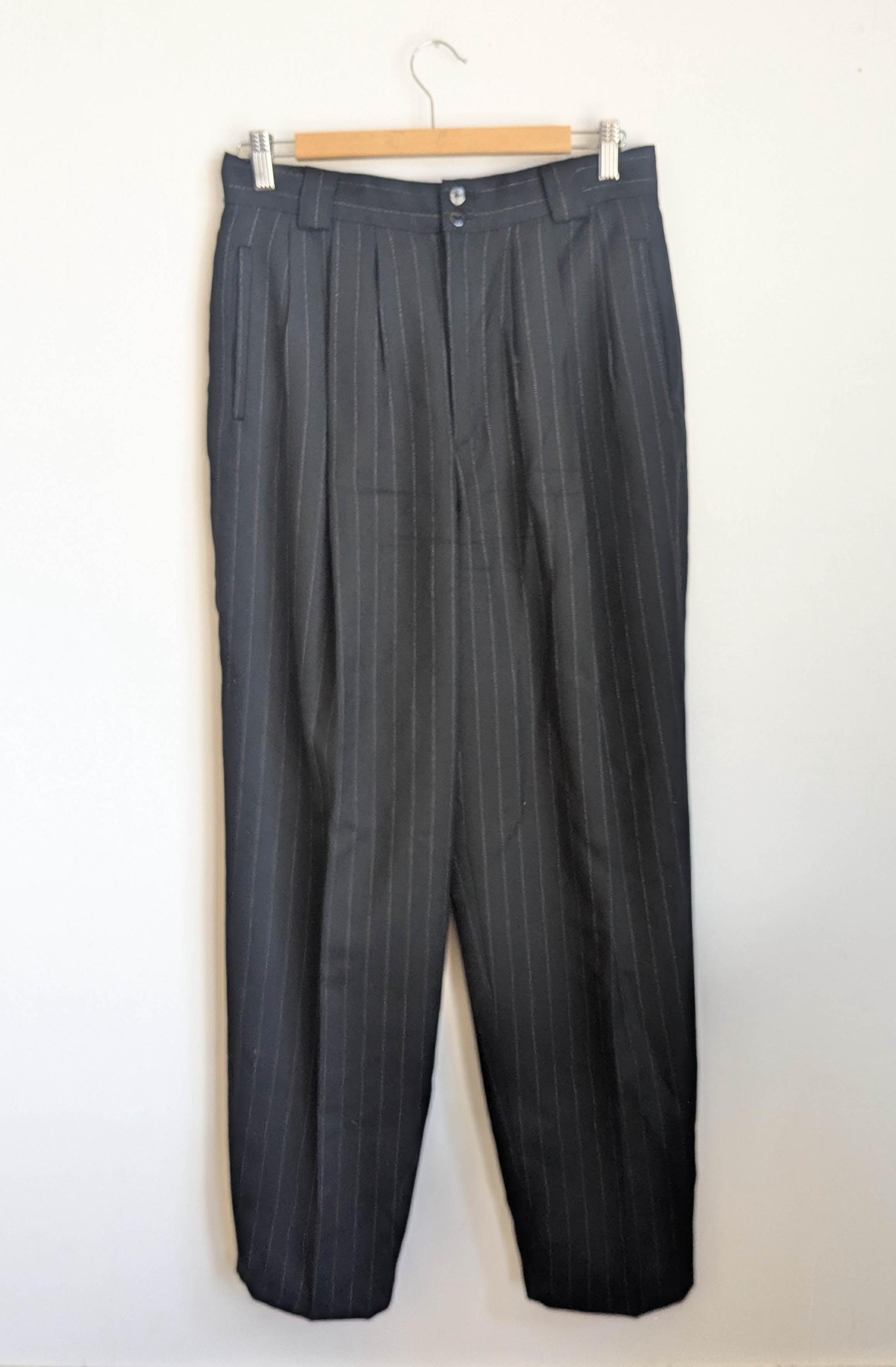 90s Pinstripe Pants - Etsy