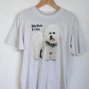 ヴィンテージ 90年代 ビションフリーゼ 犬用 Tシャツ / レトロ