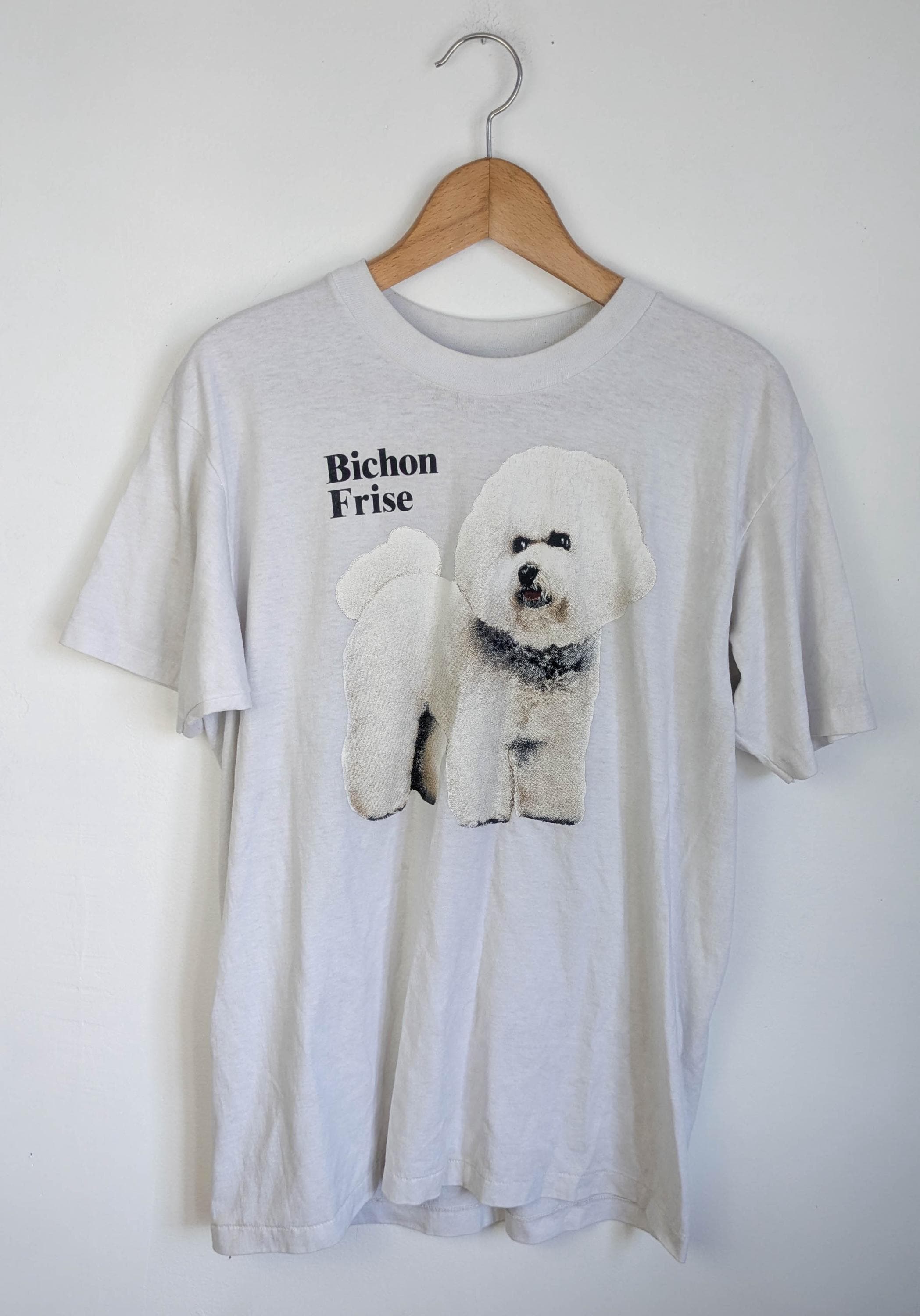 ヴィンテージ 90年代 ビションフリーゼ 犬用 Tシャツ / レトロ