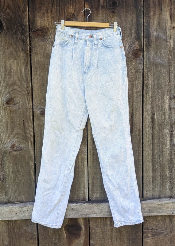 80s vintage acidwash Wranglers jeans 27 / high ris