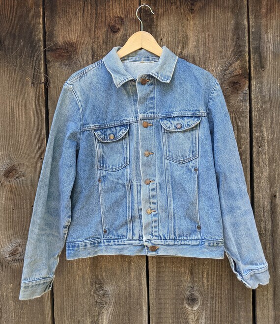 70s Vintage Denim Jacket / Rustler Blue 