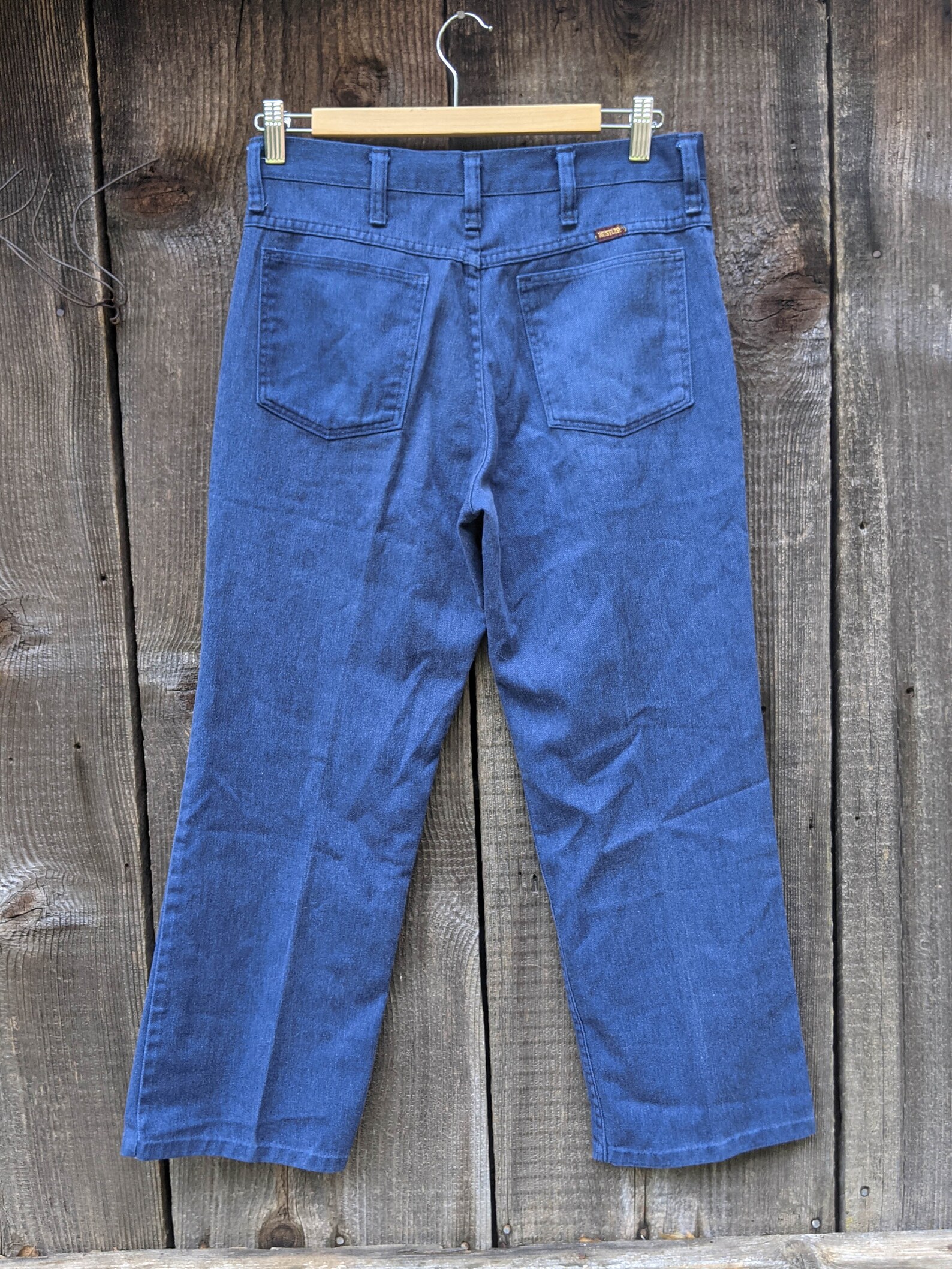 60s Vintage Rustler Jeans 31 by 25 30 / Blue Chambray Cotton - Etsy Canada