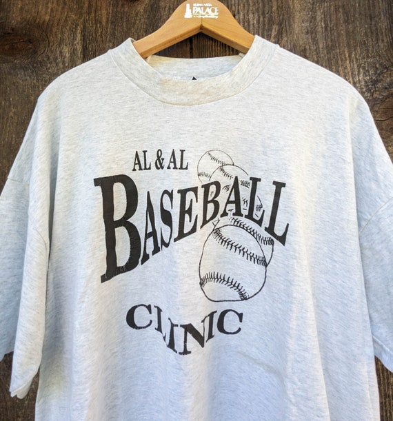 80s vintage baseball clinic t shirt / single stit… - image 7