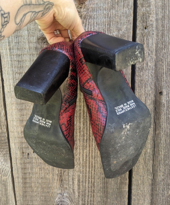 00s archive python boots y2k grunge vkei