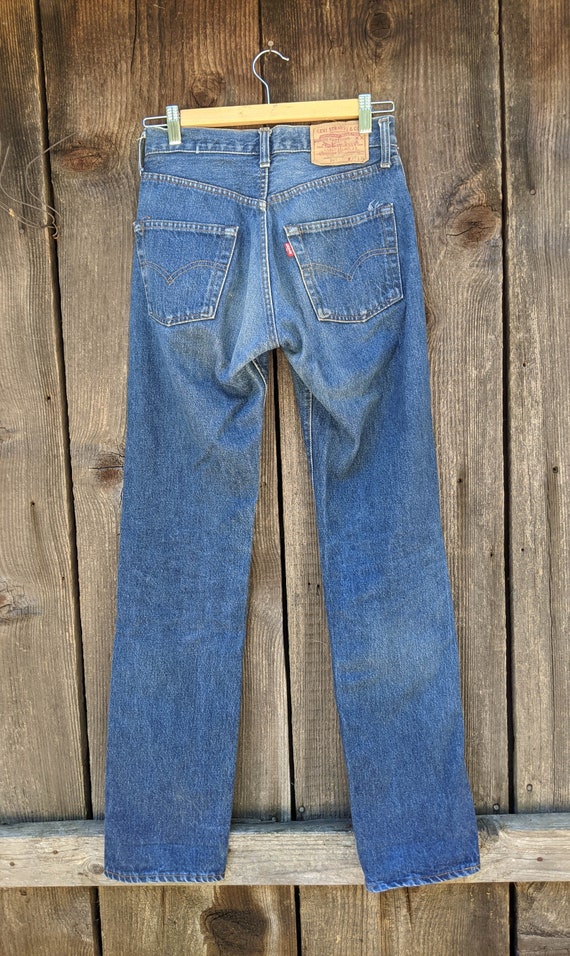 70s 80s vintage Levis 501 jeans 27 36 / USA singl… - image 8