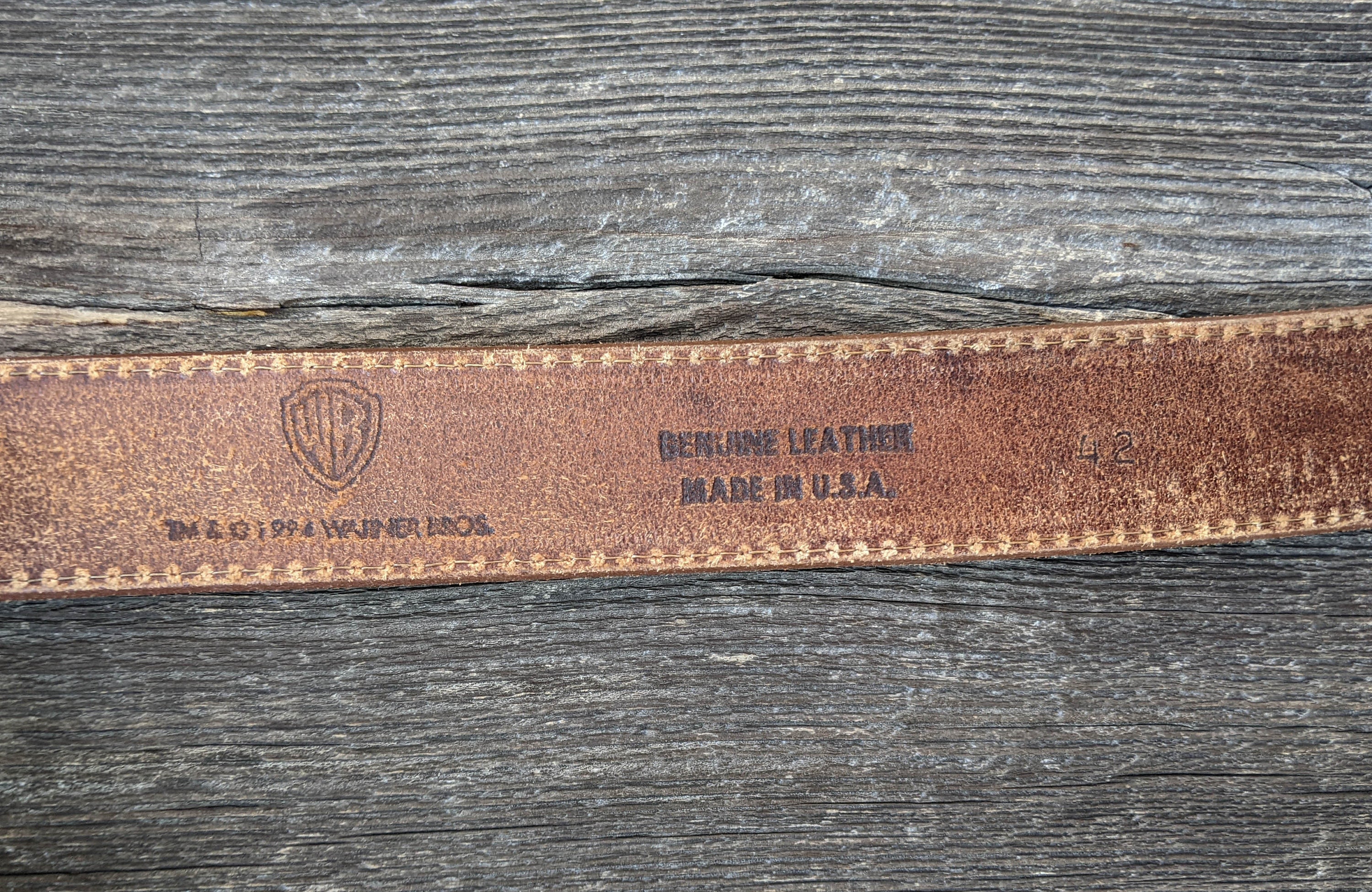 Vintage Looney Tunes Leather Belt Bugs Bunny Tweety Charm 90s Black NEW Unisex ?GRAIL! Vintage 90s Looney Tunes Tweety + Sylvester Leather  main image 3