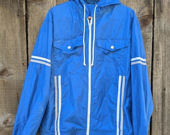 70s Vintage Nylon Track Jacket / Zip up Athletic Sports 70s Vintage Nylon Track Jacket / Zip up Athletic Sports