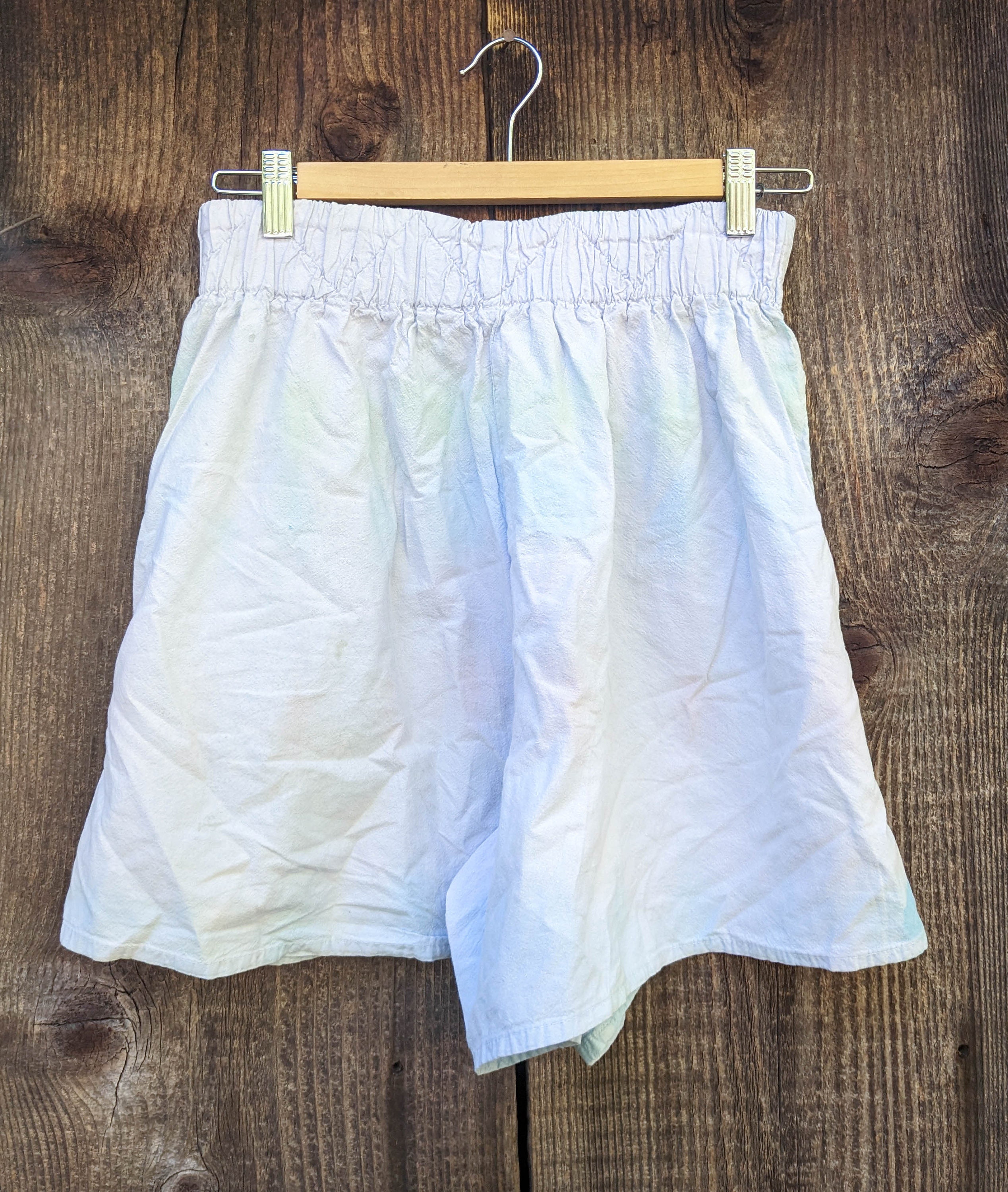 80s Vintage Energie Boxing Shorts / Bi Currants Cotton M Raindow