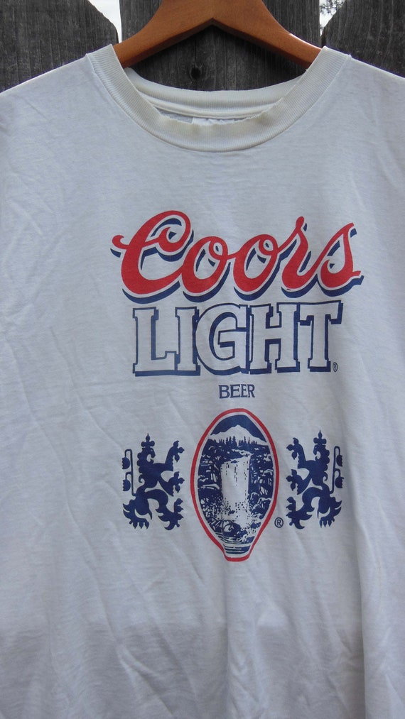 vintage coors light t shirt