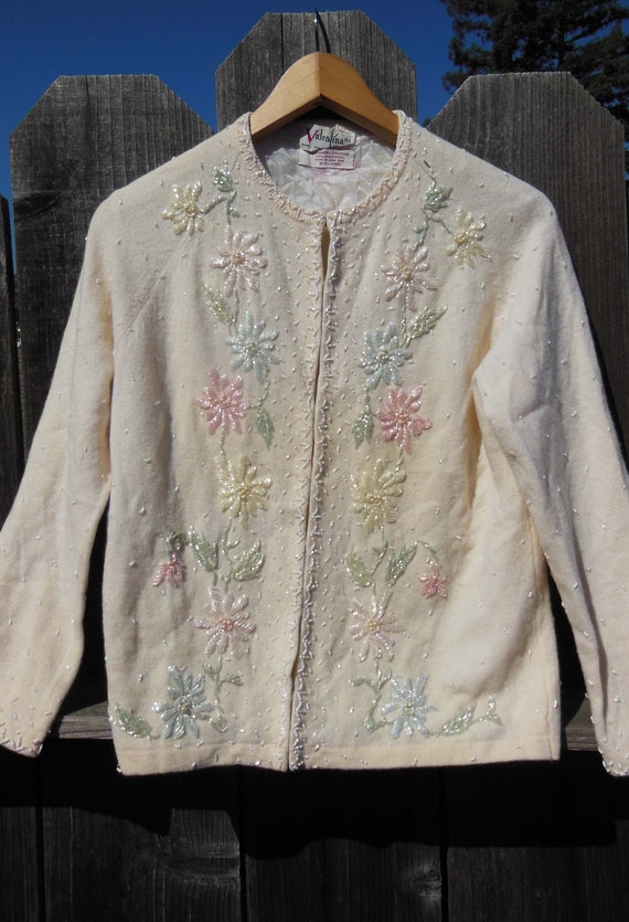 Jaren ' 50 Vintage Angora kralen vest truilamswol Sparkle LUXE ANGORA VEST Extra kleine Angora cardigan met kristal | Etsy