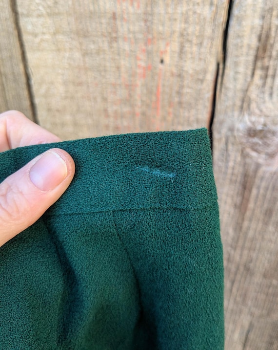 80s vintage wool Albert Nipon suit skirt jacket s… - image 10