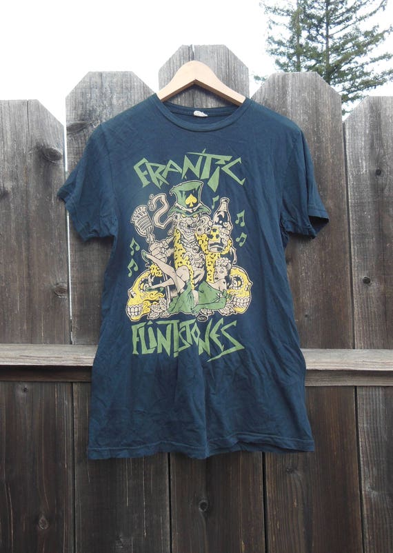 Frantic Flinstones Vintage 80s T Shirt / Rockabilly Rock | Etsy