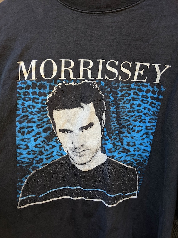 90s vintage Morrissey t shirt / long sleeve band 1999 tour tee ...