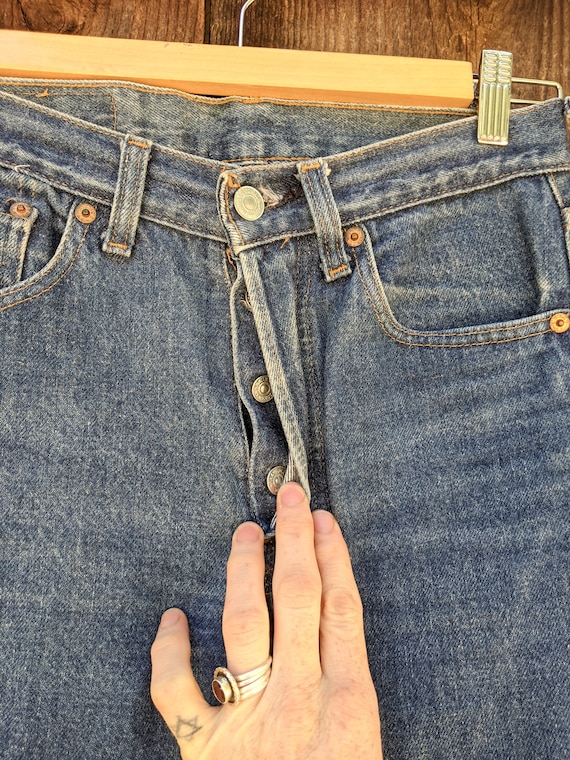 70s 80s vintage Levis 501 jeans 27 36 / USA singl… - image 3