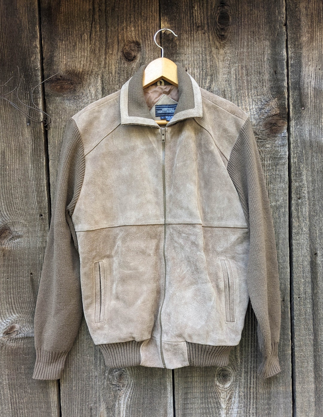 70s Vintage Beige Suede Knit Jacket Sweater Bomber / Brown Mervyns Mens Collection L Zip up / Retro Groovy Mod Hipster Rocker Preppy Classic - Etsy 70s Vintage Beige Suede Knit Jacket Sweater Bomber / Brown Mervyns Mens Collection L Zip up / Retro Groovy Mod Hipster Rocker Preppy Classic - Etsy