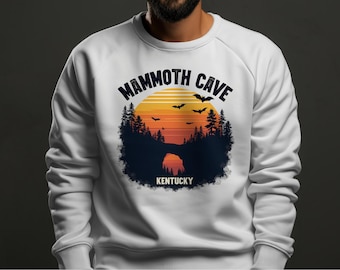 Mammoth Cave Kentucky Sweatshirt: Nature Adventure Graphic