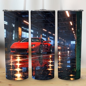 Car Tumbler Wrap, 20oz Tumbler, Digital Download, Racing Car Design, Tumbler Wrap for Car Enthusiasts, Printable Tumbler Wraps, PNG Files