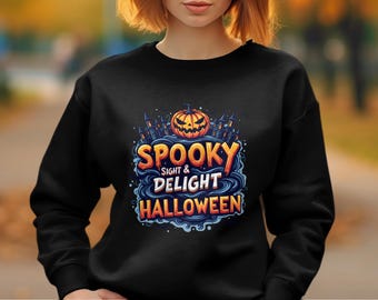 Spooky Halloween Pumpkin Digital Art Print (Instant Download)