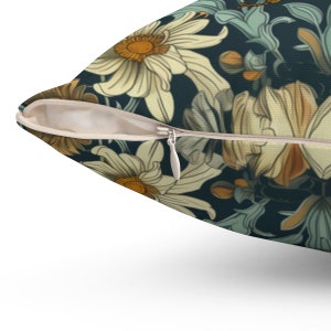 William Morris Bumblebee Pillow Cover: Art Nouveau Decorative Cushion image 6