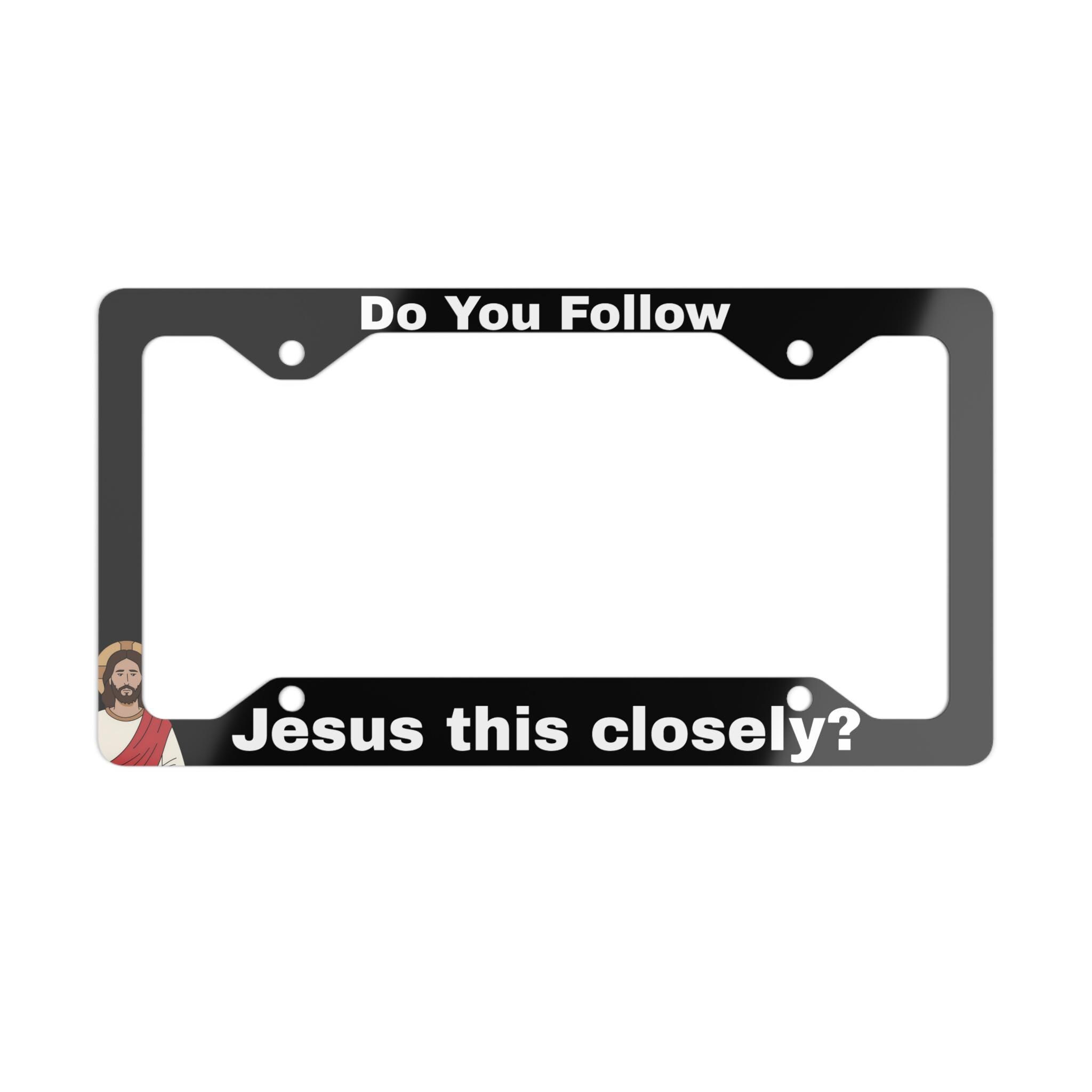 Funny Jesus License Plate Frame: Humorous Car Accessory - Etsy